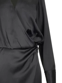Vestito midi raso
