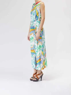 Vestito Midi Stampa Foulard