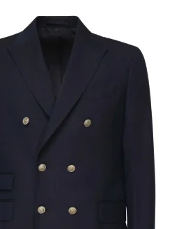 Vestito platino a doppio petto