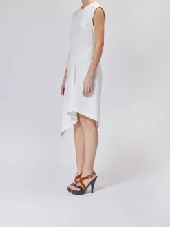 Vestito Smanicato Asimettrico