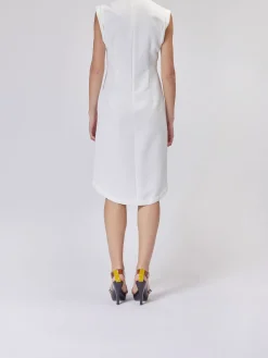 Vestito Smanicato Asimettrico