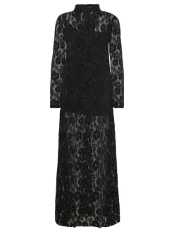 Vestito Tiban Pizzo Nero