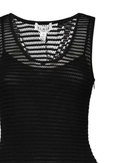 Vestito corto in maglia di crinolina