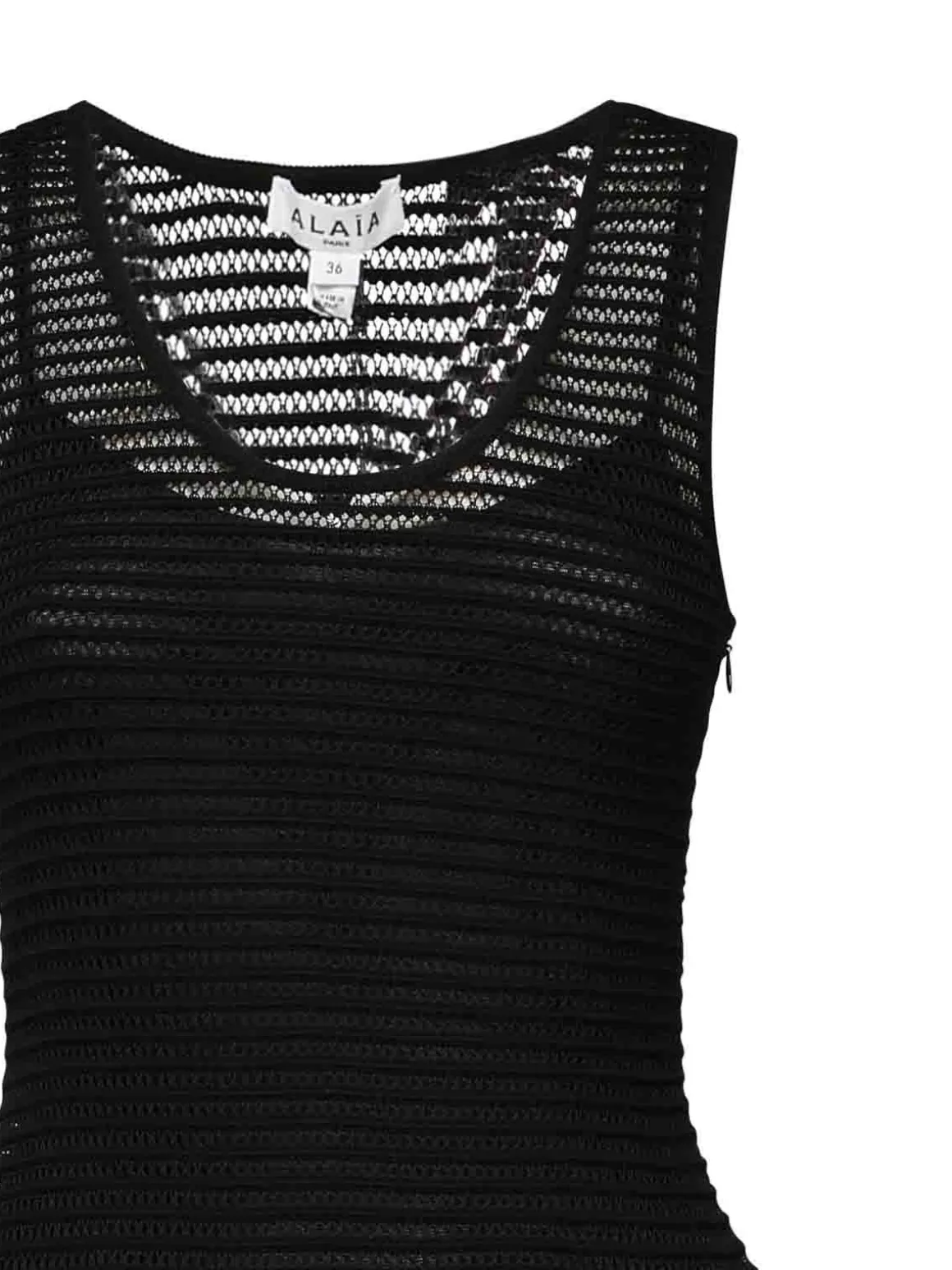 Vestito corto in maglia di crinolina