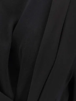 Vestito Lungo In Jersey Con Inserti In Satin
