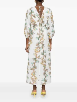 Vestito Maxi a stampa floreale