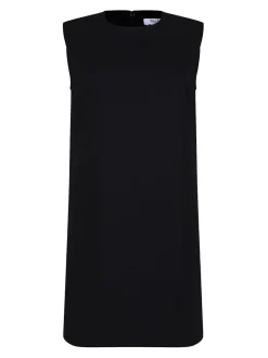 Vestito senza maniche in tela di lana fiuggi