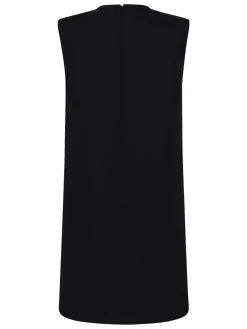 Vestito senza maniche in tela di lana fiuggi