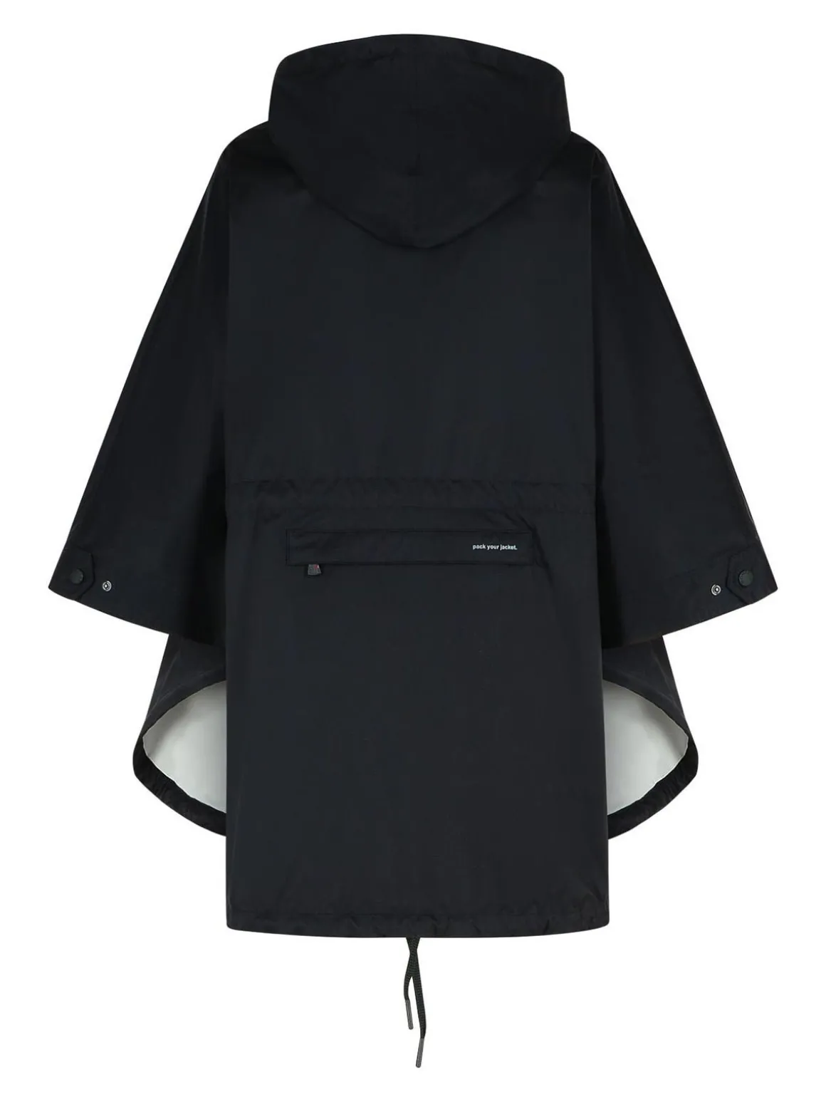 Vorrasay Black Nylon Cape
