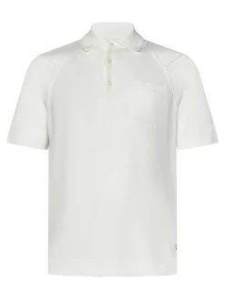 White Sea Island Cotton Polo Shirt