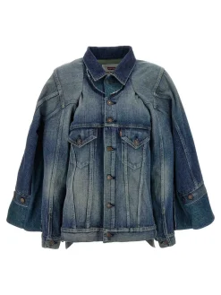 X giacca in denim levis
