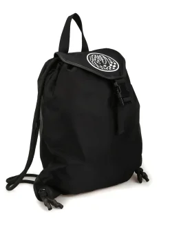 Zaino a sacca in nylon con patch Swallow