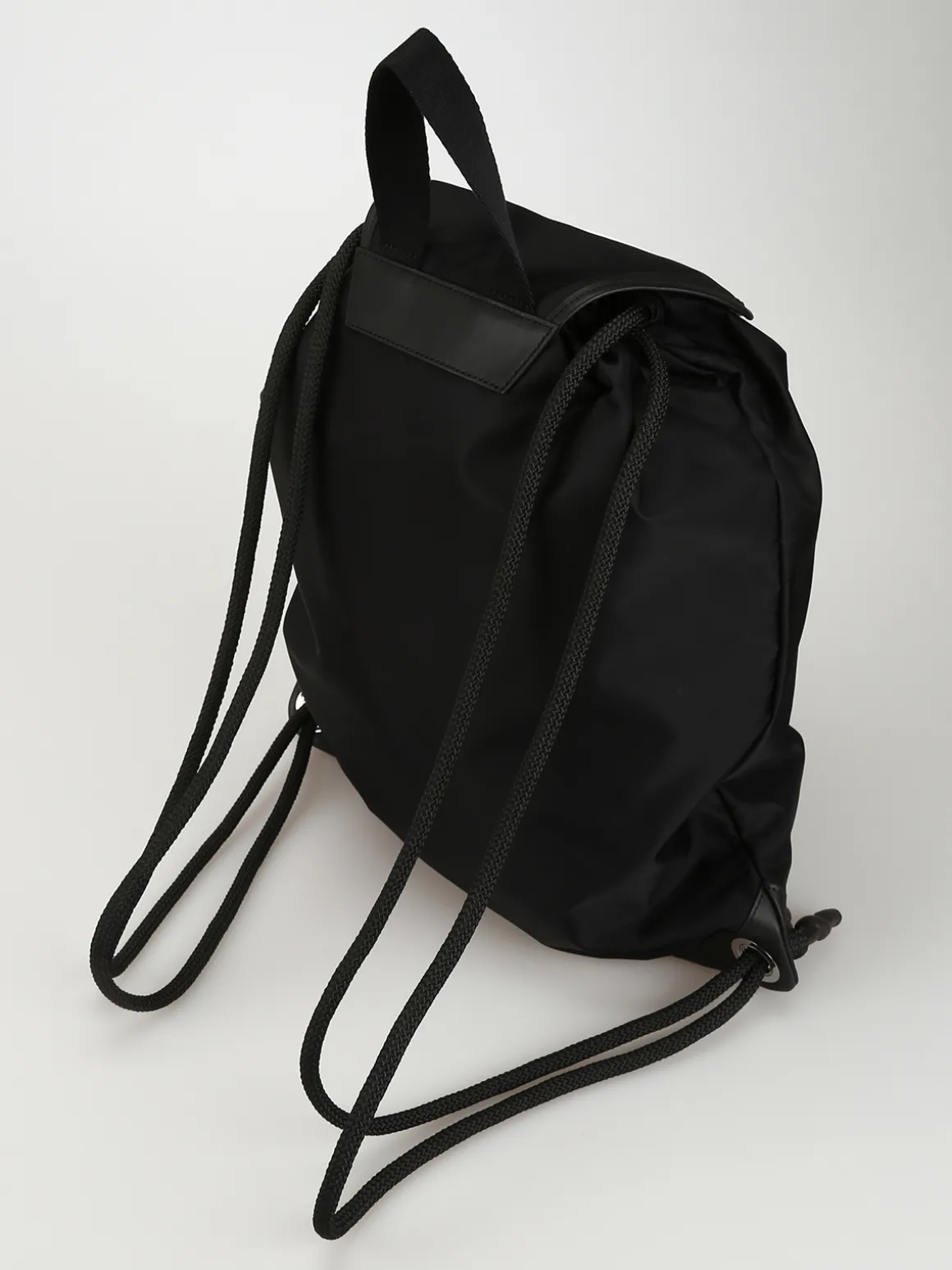 Zaino a sacca in nylon con patch Swallow