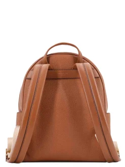 Zaino Bex in pelle con patch logo frontale