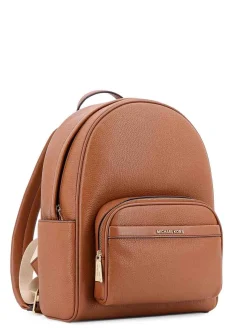 Zaino Bex in pelle con patch logo frontale