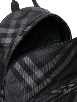 Zaino con motivo check vintage