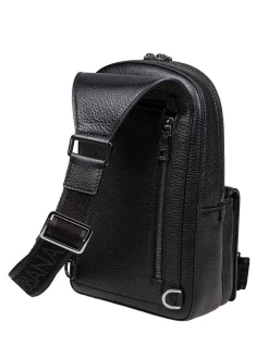 Zaino in pelle con logo DG in rilievo