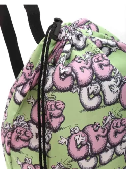 Zaino verde x Kaws